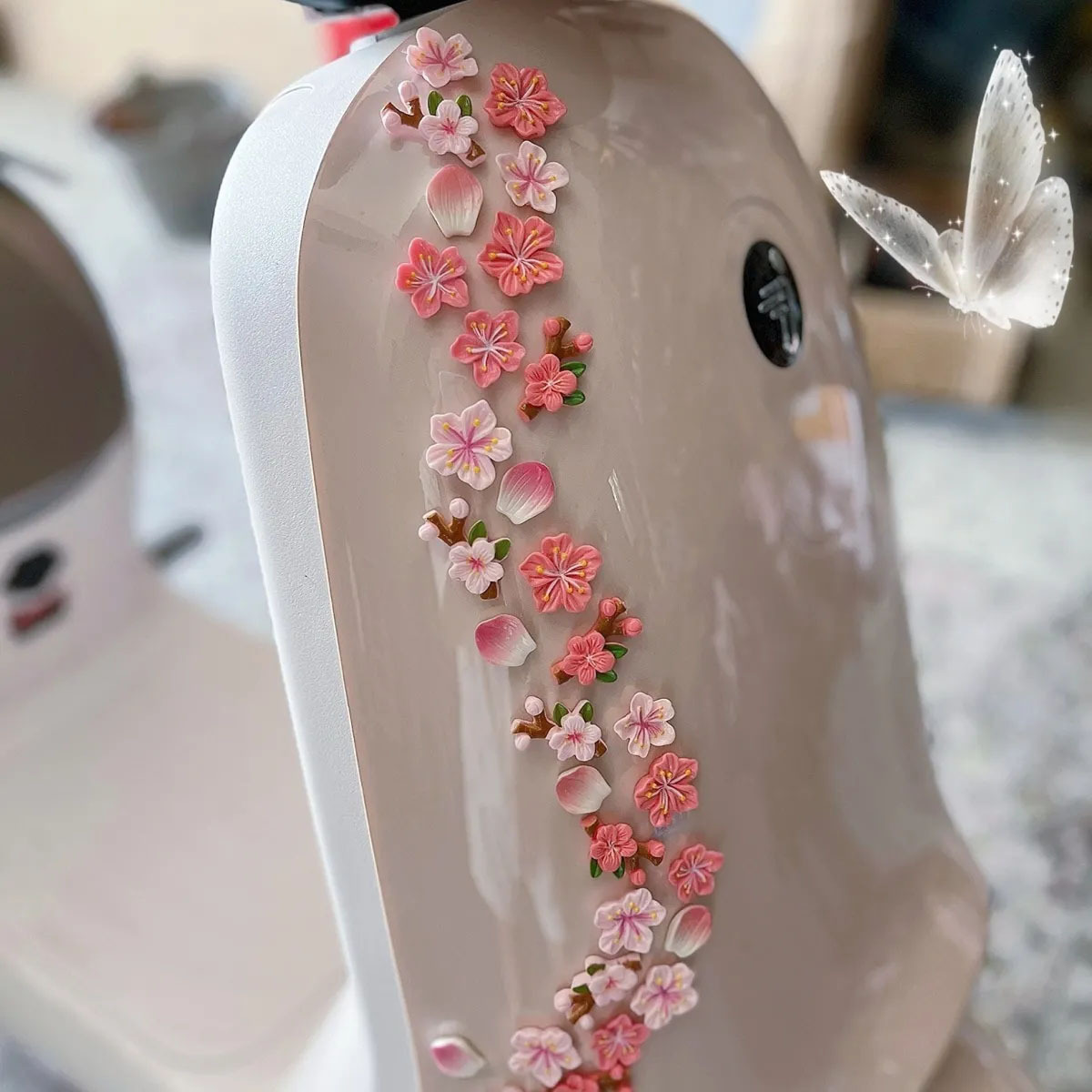 Car Accessories Sticker - Adesivo 3D DIY Flor de Pessegueiro