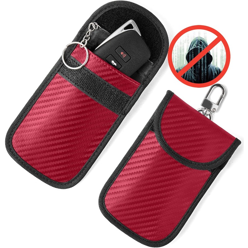 Car Key Signal Blocker - 2 Peças Estojo Bloqueador de Sinal