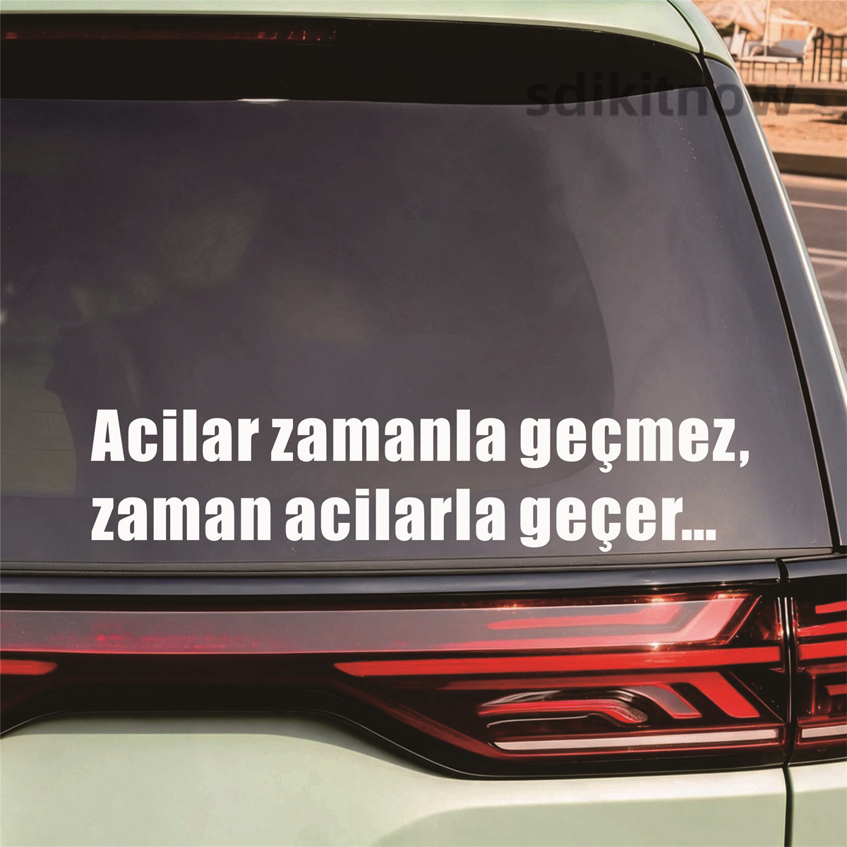 Car Accessories Quotation - Adesivo de vinil para carro, decalque