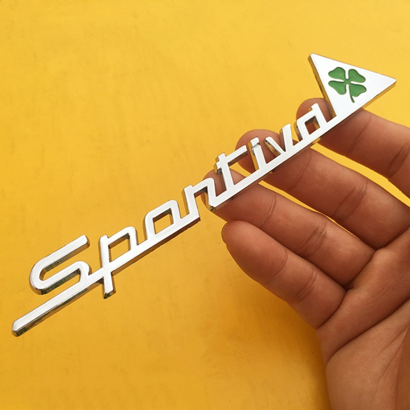 Car Accessories Sticker - Adesivos Metálicos de Modificação de Alta