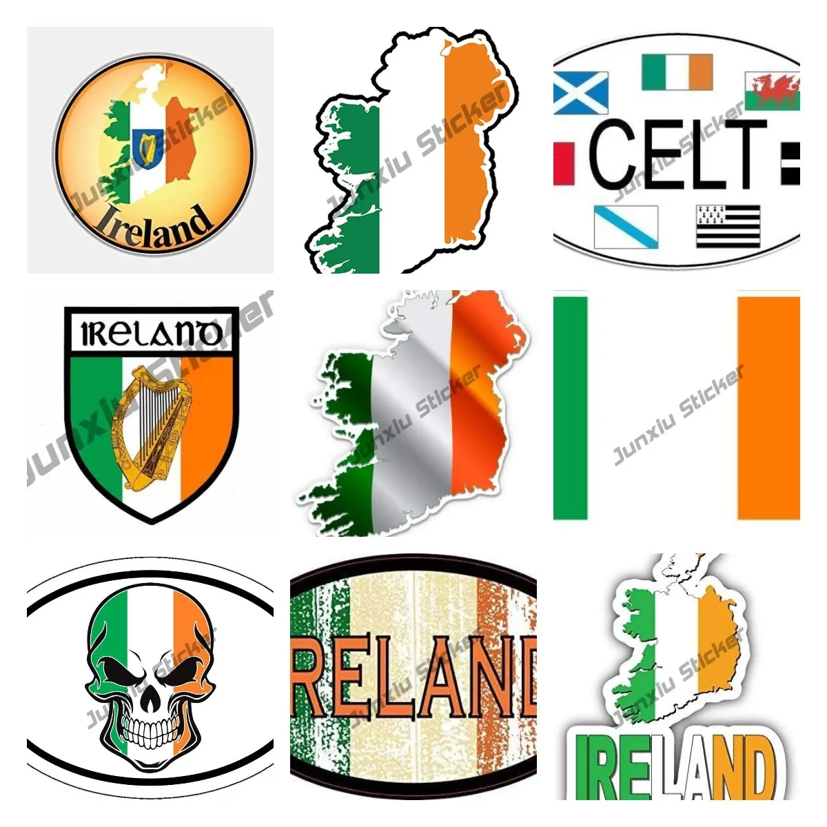 Car Accessories Ireland - Adesivo de Vinil de Alta Qualidade