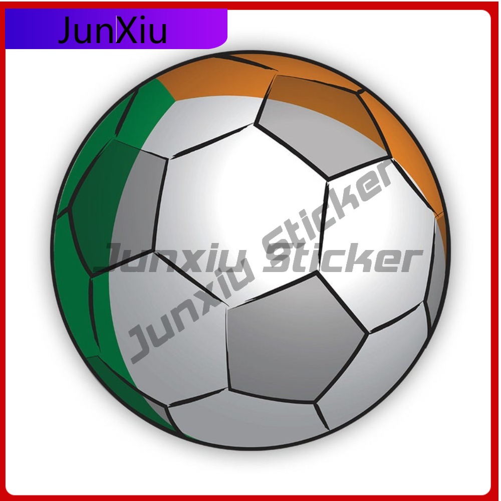 Car Accessories Ireland - Adesivo de futebol da Irlanda, resistente