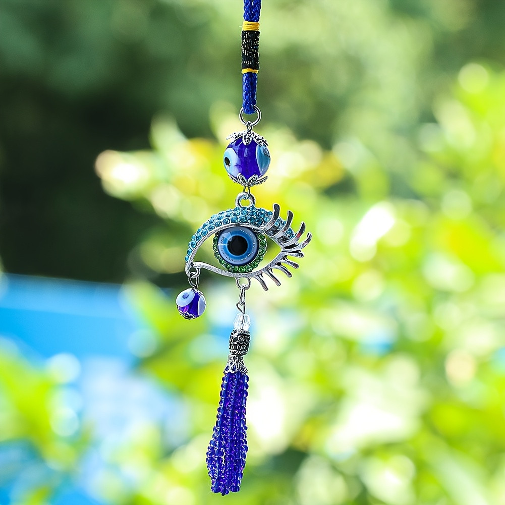 Car Accessories Evil Eye - 1 Peça de Pingente de Carro