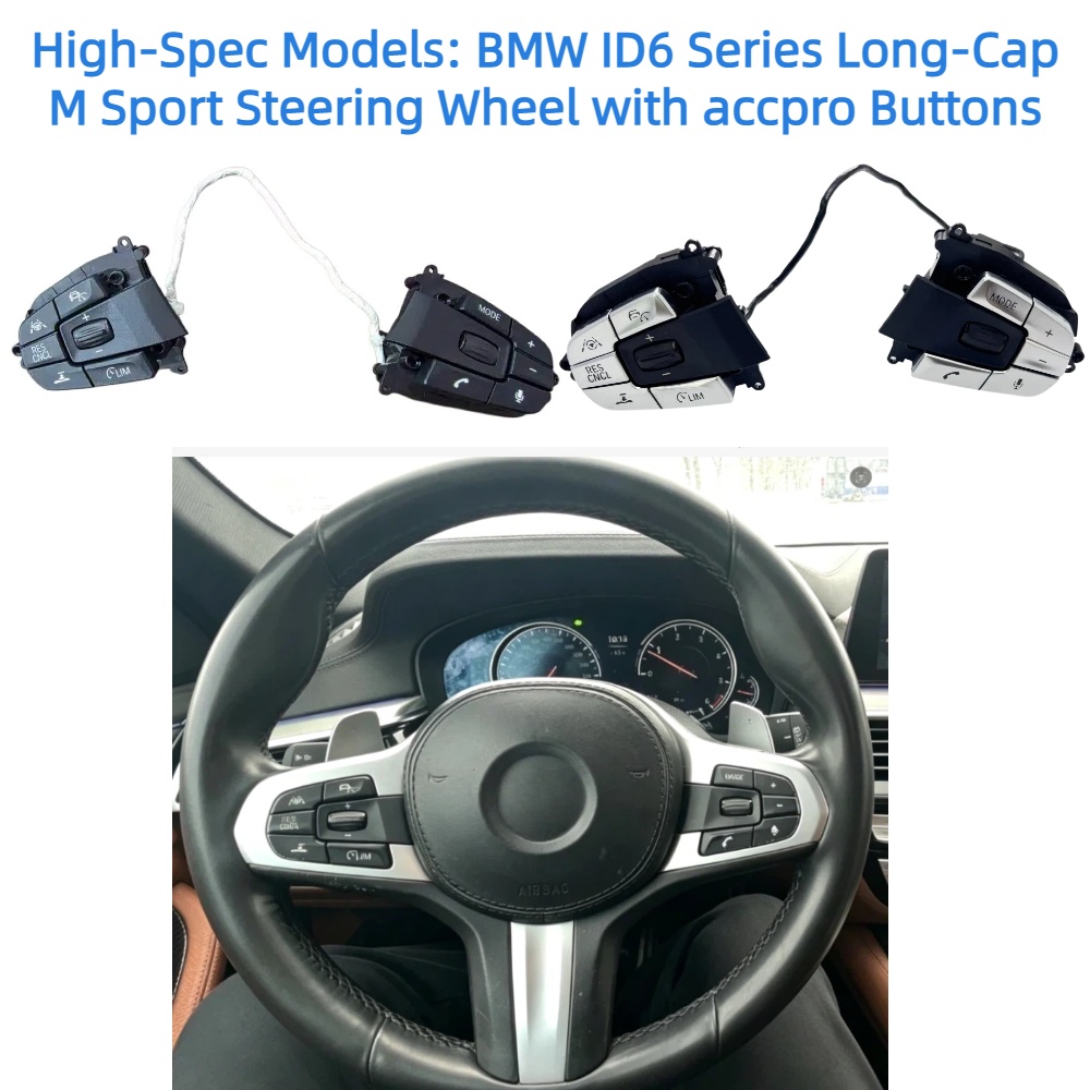 Steering Wheel Cover - Volante M Sport de cobertura longa