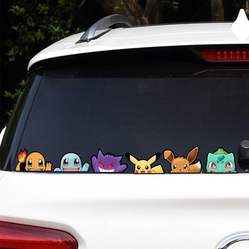 Car Accessories Sticker - Adesivo para janela de carro Pokémon,