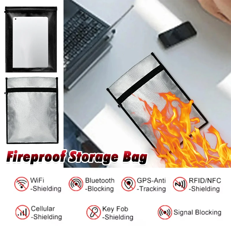 Bolsa faraday à prova de fogo, - Car Key Signal Blocker avaliação e preço