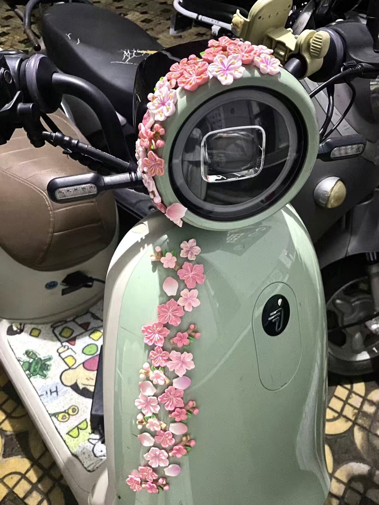 Adesivo 3D DIY Flor de Pessegu - Car Accessories Sticker avaliação e preço
