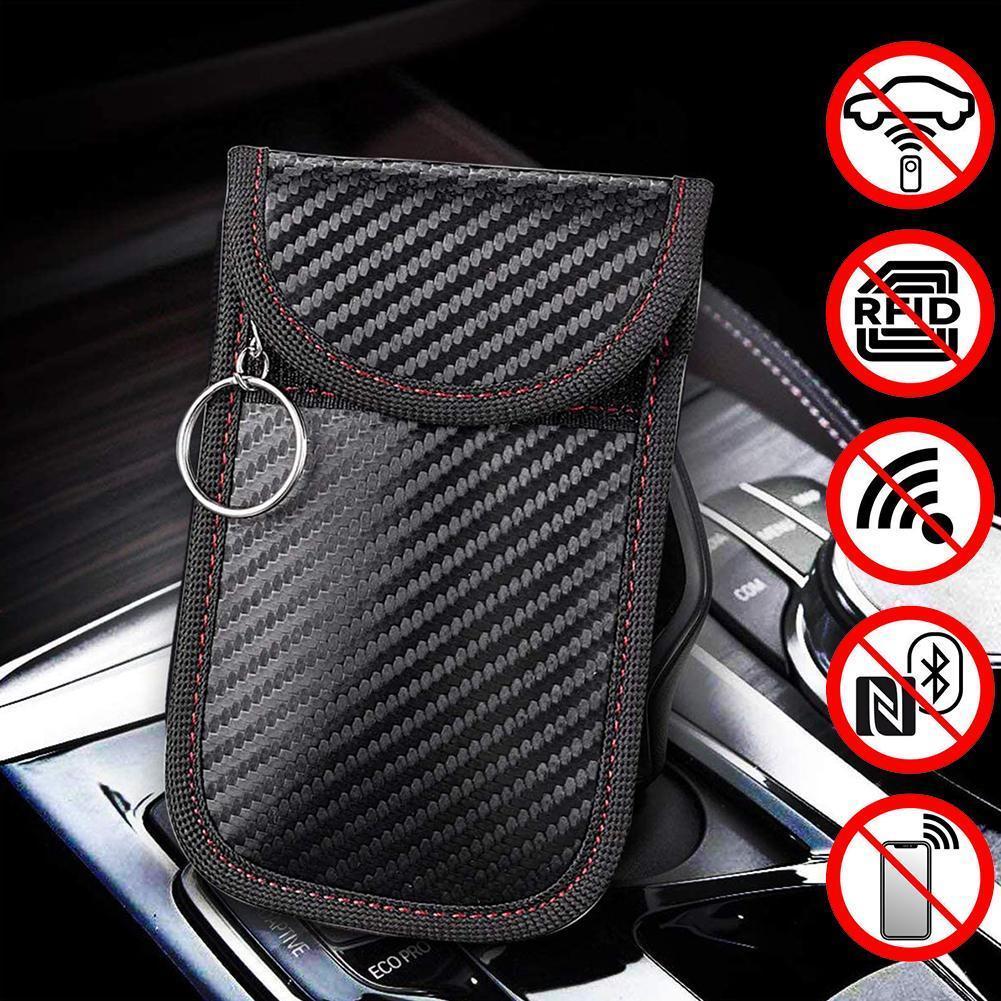 Cartão chaves do carro caso fo - Car Key Signal Blocker avaliação e preço