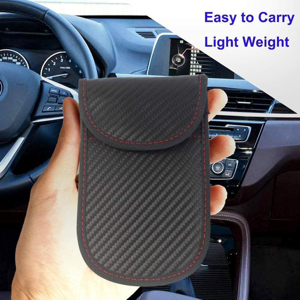 Cartão chaves do carro caso fo - Car Key Signal Blocker avaliação e preço
