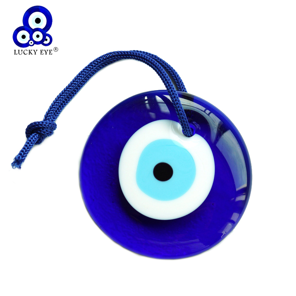 Olho da sorte de vidro azul tu - Car Accessories Evil Eye avaliação e preço