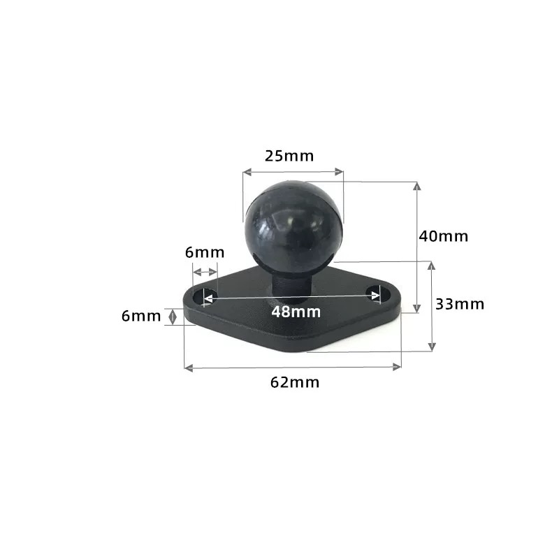1 Polegada bola cabeça base da - Car Accessories Xiaomi avaliação e preço
