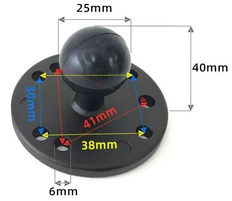 1 Polegada bola cabeça base da - Car Accessories Xiaomi avaliação e preço