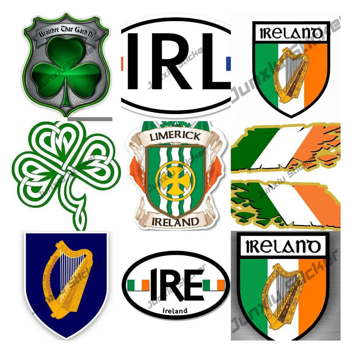 Adesivo de crista irlandesa, v - Car Accessories Ireland avaliação e preço