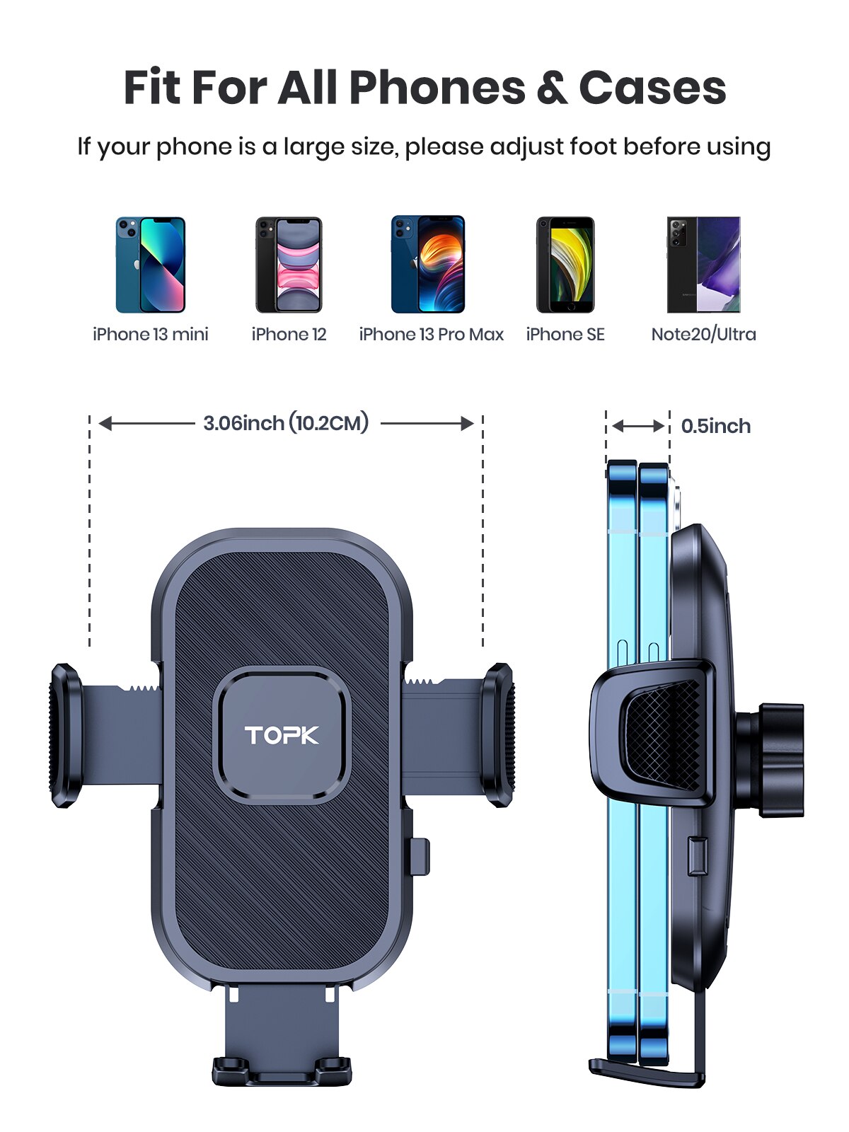 Topk suporte de telefone para  - Car Accessories Xiaomi avaliação e preço