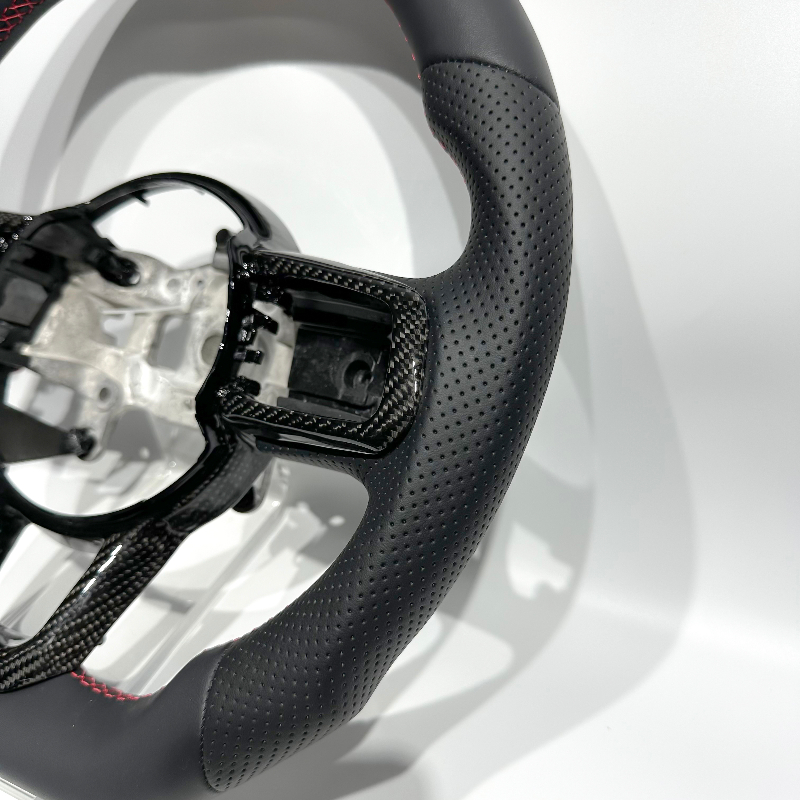 Capa de Acabamento em Fibra de - Steering Wheel Cover avaliação e preço