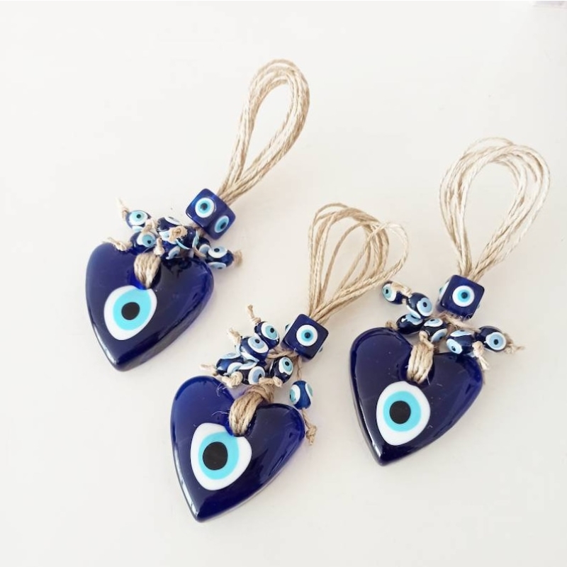 Azul turco mau olhado sorte pi - Car Accessories Evil Eye avaliação e preço