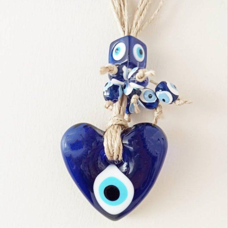 Azul turco mau olhado sorte pi - Car Accessories Evil Eye avaliação e preço